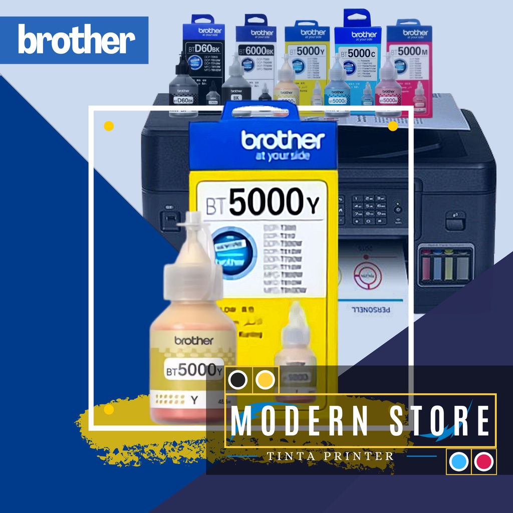 Tinta printer brother bt5000 YELLOW DCP T710W DCP T300 DCP-T310 T800W T810DW T910DW