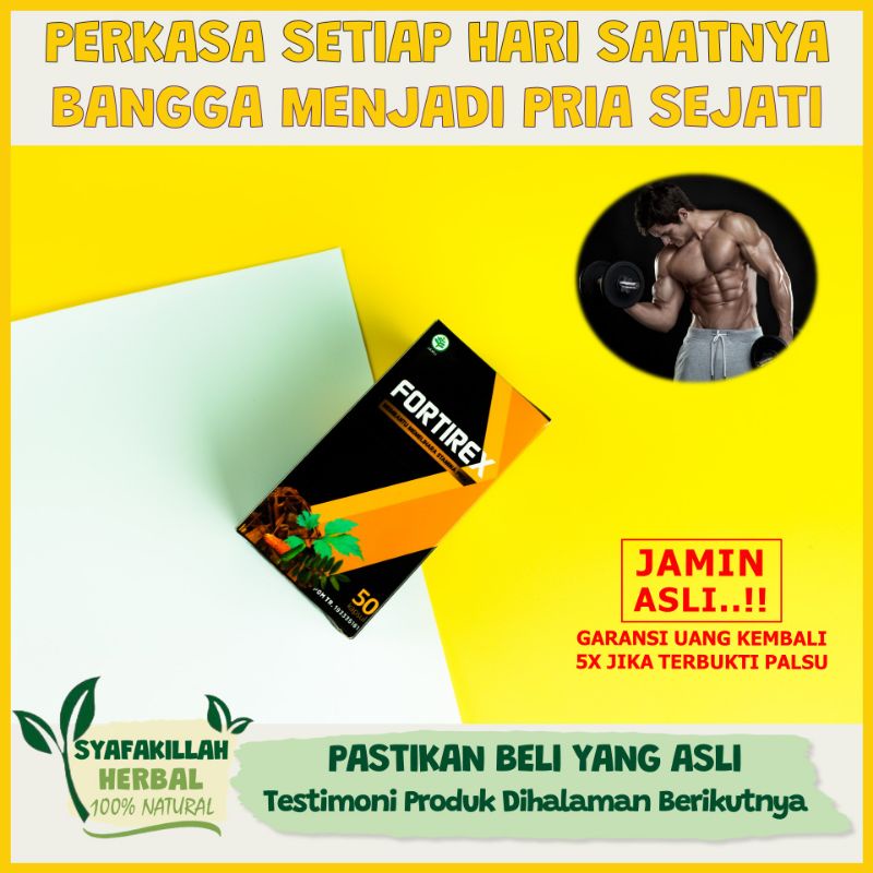 [ASLI] FORTIREX, Obat Stamina Pria Dewasa
