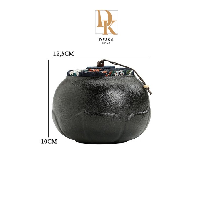 Tempat Wadah Penyimpanan Teh / Tea Leaves Pottery Storage Jar