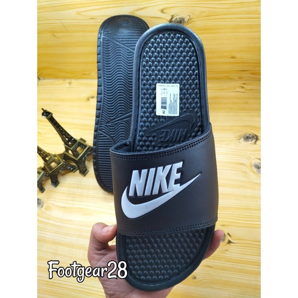 SANDAL NIKE SLIDE BENASSI WHITE PRIA/WANITA / SANDAL SELOP NIKE GRADE ORI