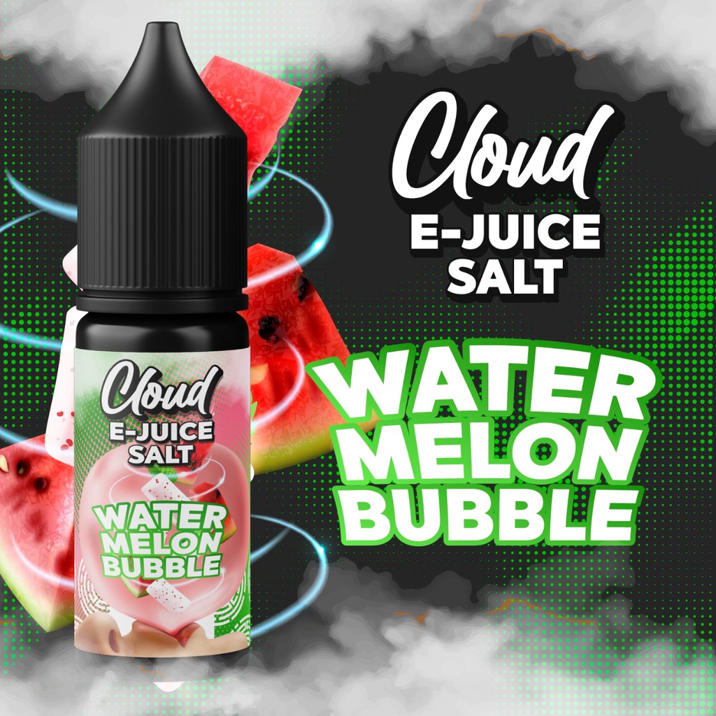 SALT CLOUD JUICE SALT WATERMELON BUBBLEGUM BUBBLE GUM 10MG 20MG 15ML