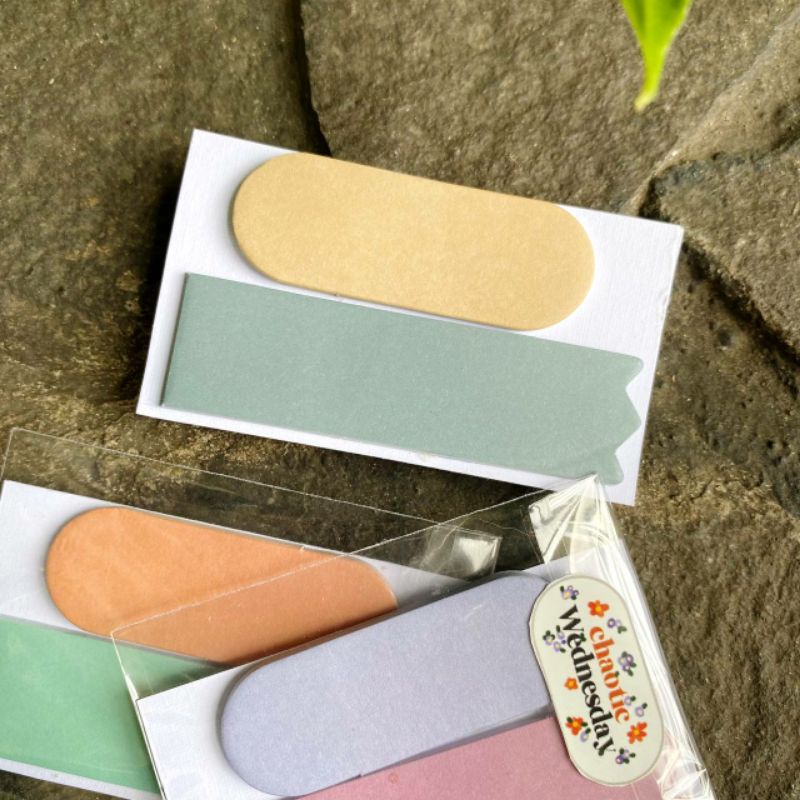 

sticky notes/index catatan warna-warni estetik untuk catatan jurnal