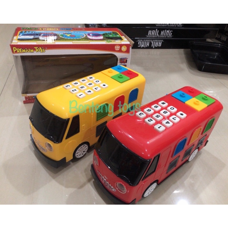 (Bayar di Tempat) Premium Toys Mobil Tayo Lampu Musik Angka Bernyanyi New Car Mainan Edu Terbatas Mainan Mobil Tayo Car musik bernyanyi angka dan puzzle kado murah viral terbaru 2022