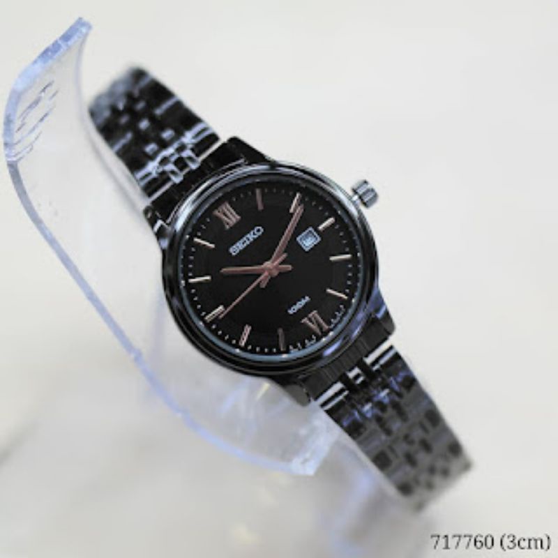Jam tangan Seiko wanita  jam tangan seiko7760 rantai stainless hitam