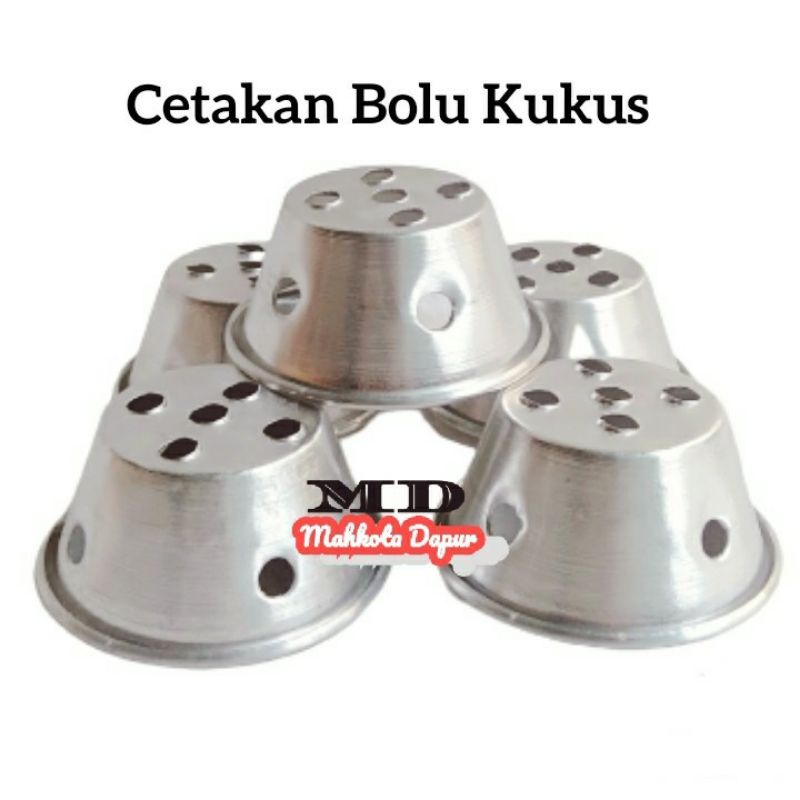 Cetakan Bolu Kukus Lubang/Loyang Bolu Kukus/Loyang Muffin/Cetakan Bolu/Loyang Bolu Kukus Pendek