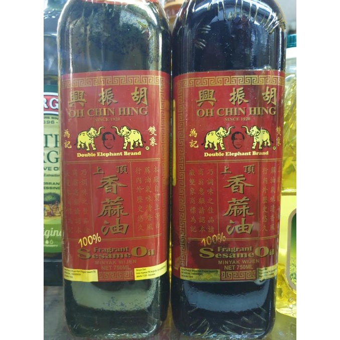 

BISA COD Minyak Wijen Oh Cin Hing / Minyak Wijen Cap Double Elephant Brand PROMO