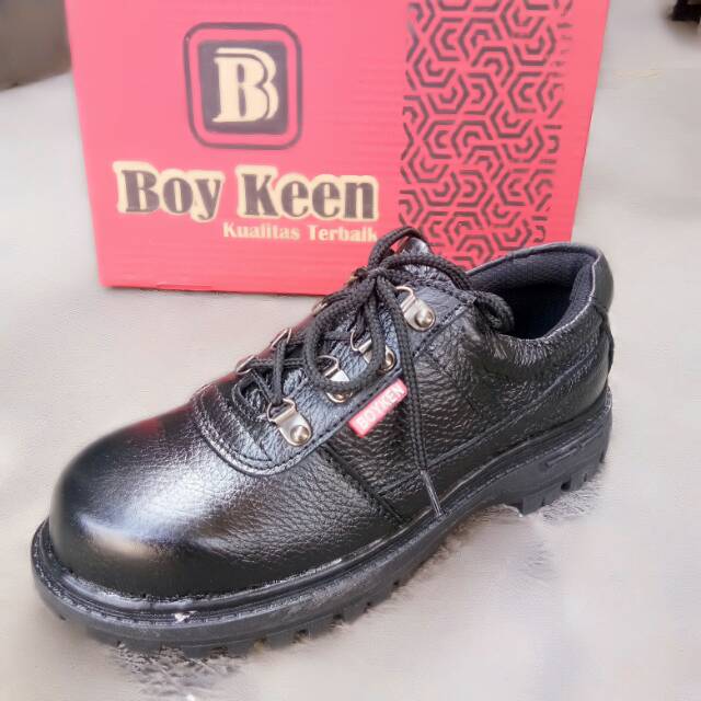 Sepatu sefty boots kulit asli nyaman dipakai solnya udah dijahit