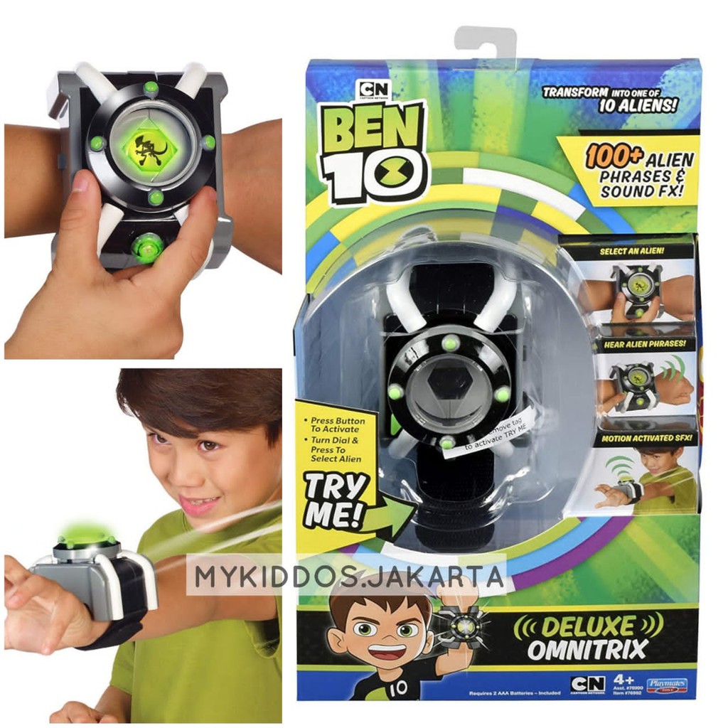 Ben10 Deluxe Omnitrix Watch 100+ Alien Phares & Sounds [Original]