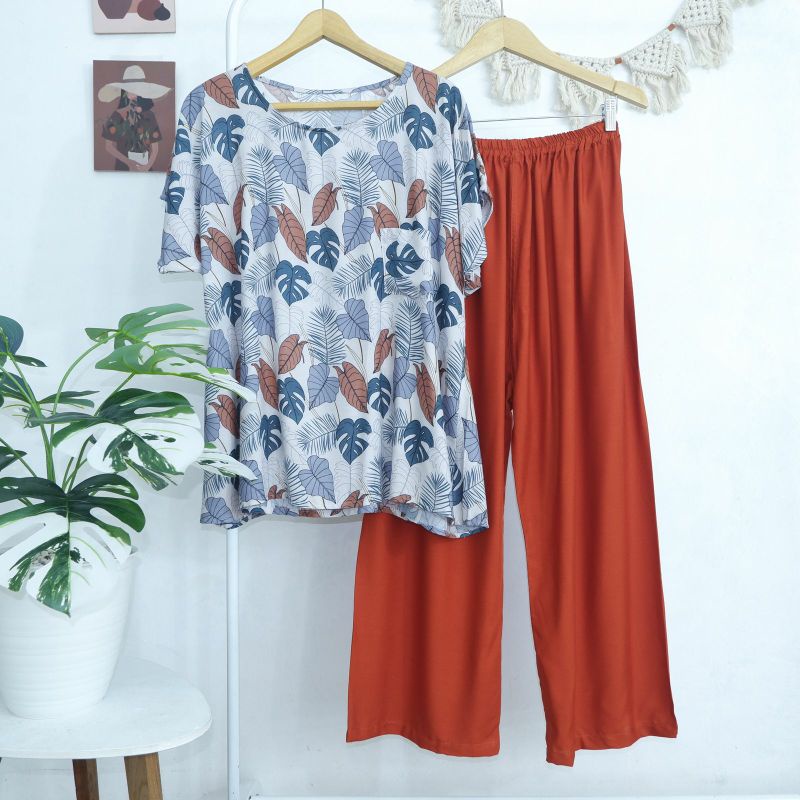 BABYDOLL JUMBO RAYON FIT TO XXXL LD 130 (CELANA PANJANG) SERI 1 LD125 LD130-PJXL 29