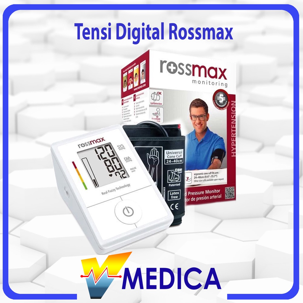 Tensi Digital Rossmax X1 / Tensimeter Digital Alat Ukur Tekanan Darah