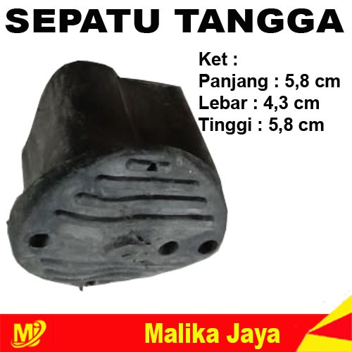 Karet Tangga Lipat Sepatu Tangga Lipat Aluminium