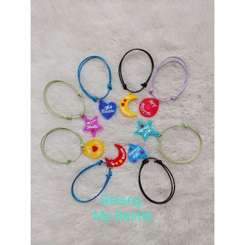 GELANG MY BESTIE / GELANG ANAK MY BESTIE / GELANG TALI BESTIE / GELANG LUCU BESTIE