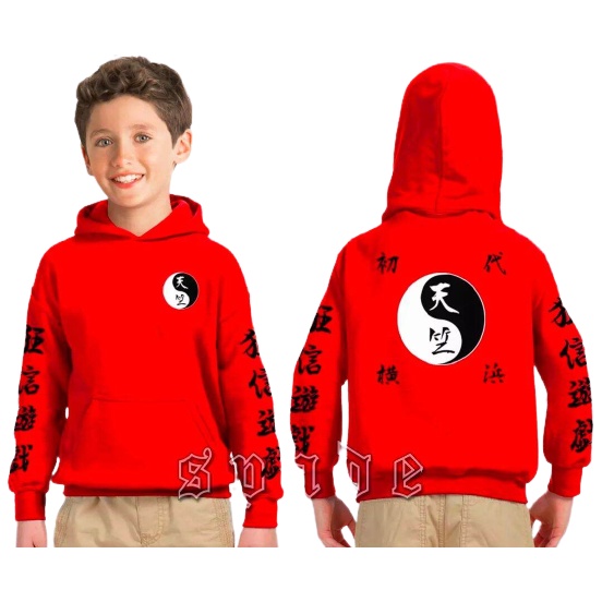 Kaneki Ken Jaket Anak 6-11 Tahun Hoodie Tokyo Kaneki Ghoul Anime Wibu Naruto