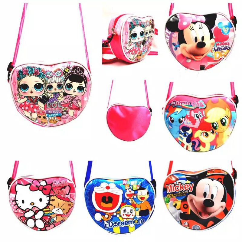 Tas selempang anak murah/souvenir ulang tahun/ sovenir tas ultah