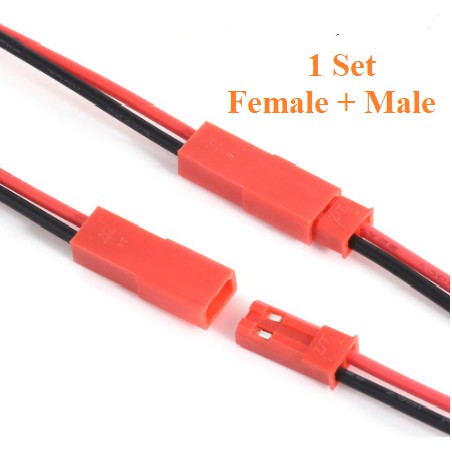 JST Connector 2 Pin Male Female Kabel Baterai Li-Po Battery LiPo SYP 2