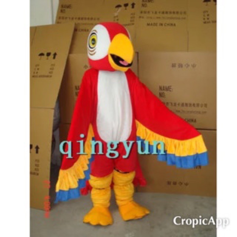 kostum mascot burung - kostum badut impor - kostum cosplay halloween
