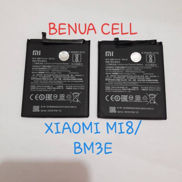 BATERAI XIAOMI MI8/BM3E