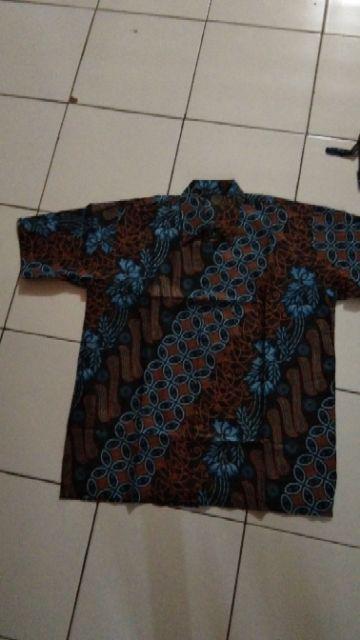 Couple Batik Motif Kawong Biru
