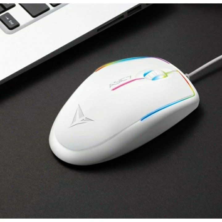 Mouse Gaming Alcatroz Asic 7 RGB FX 1000CPI Mouse USB Wired High Resolution
