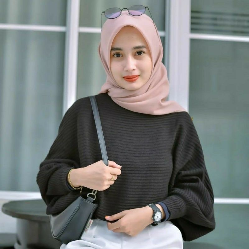 betwing prily rajut blouse/baju rajut wanita/rajut premium /outerwear