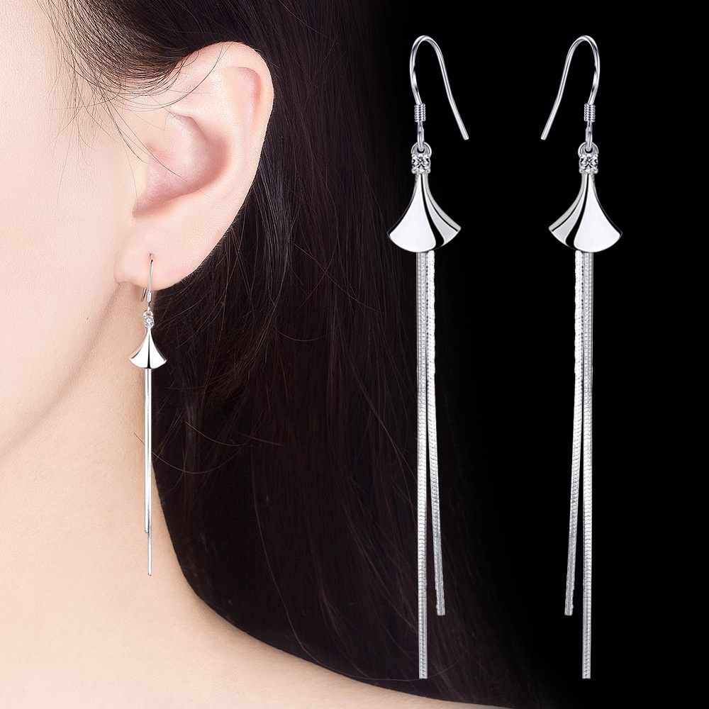 Anting Perak 925 Wanita Rok Perhiasan Fashion