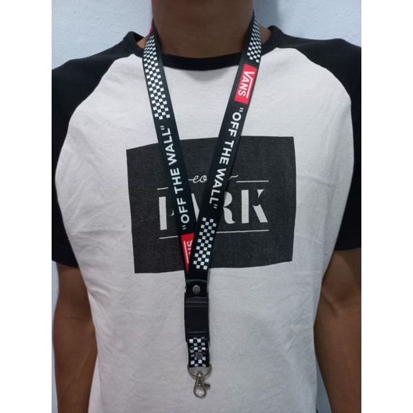 

Lanyard Tisu Printing Tali Gantungan Id Card Handphone Motip Vans