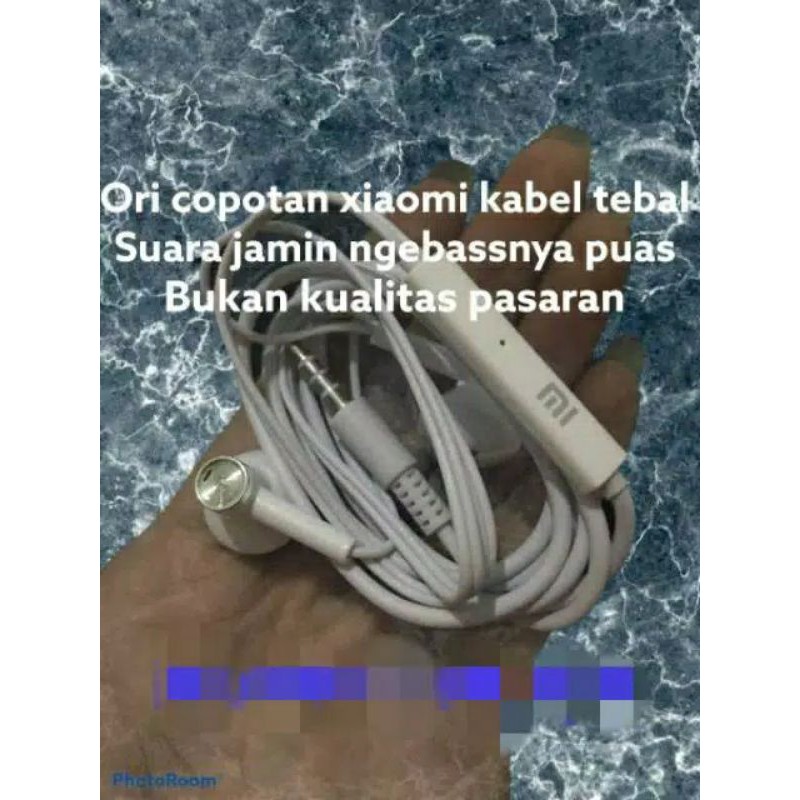 hf headset ori copotan Handsfree copotan kabel gede