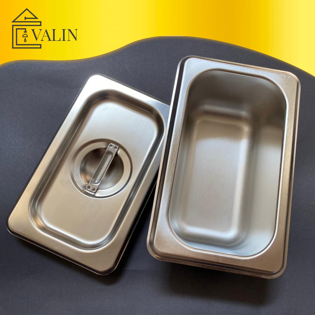 Tutup Food Pan Stainless 1/9