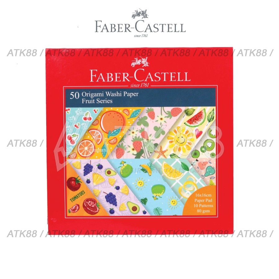 

Kertas Lipat Origami Faber-Castell Washi Paper Fruit Series