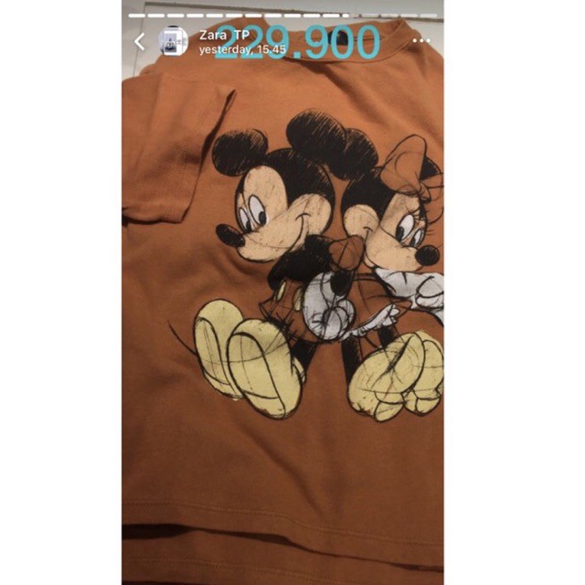 ZARA Tshirt Mickey Mouse