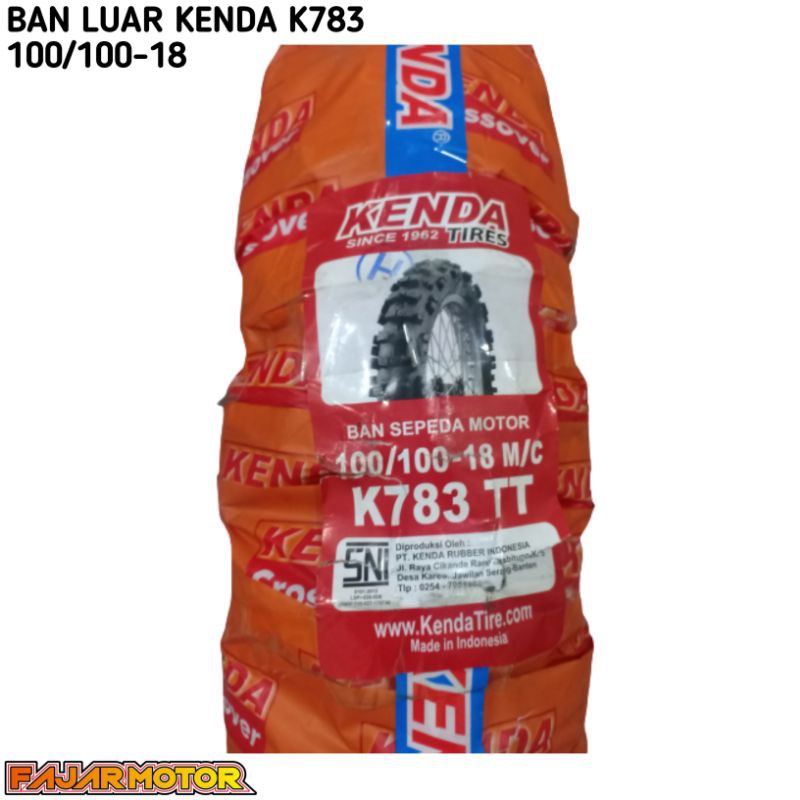 KENDA Maxxis BAN LUAR K783 CROSS OVER 100/100-18 CROSS TRAIL