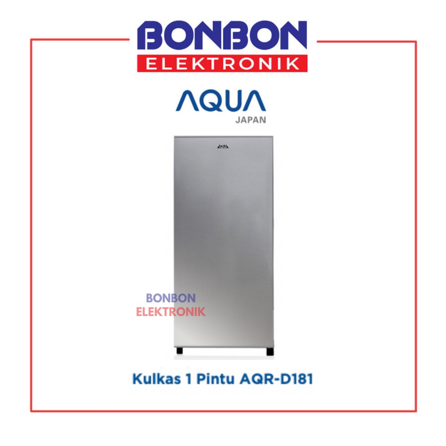 AQUA Kulkas 1 Pintu AQR-D181(LS) / AQR-D181LS / AQRD 181 / AQRD 185