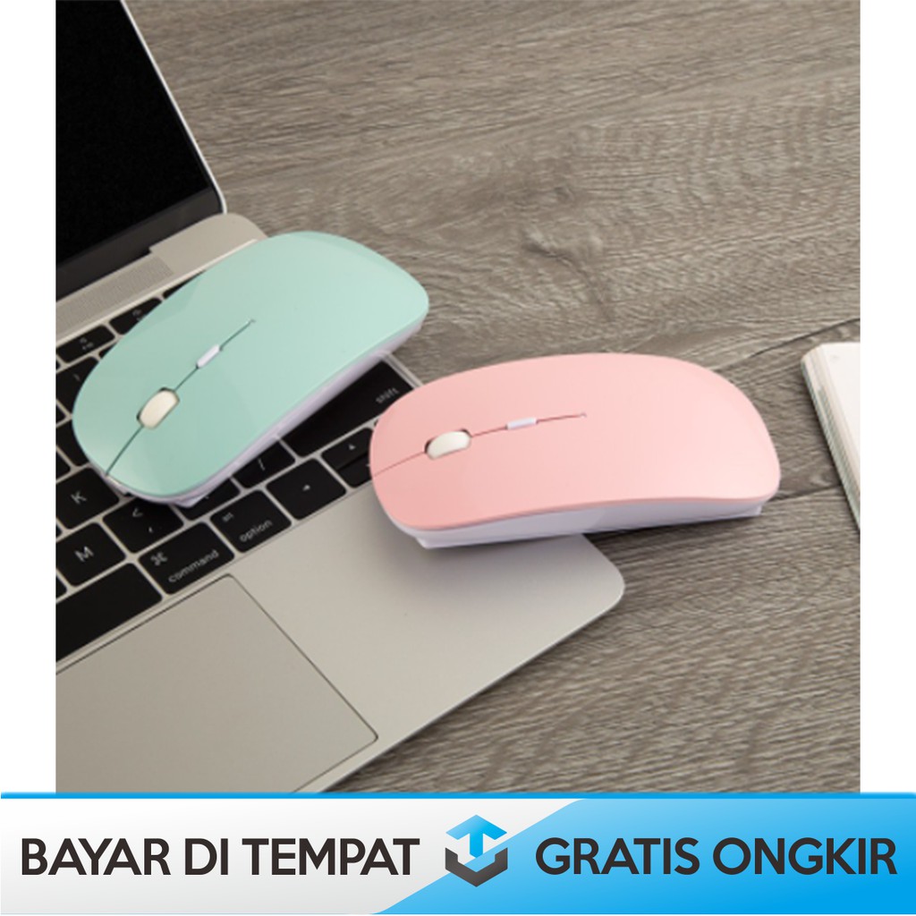 MOUSE WIRELESS 5.2 RECHARGABLE ORIGINAL M8120G - TAFFWARE MOUSE BLUETOOTH M8120G COD MURAH