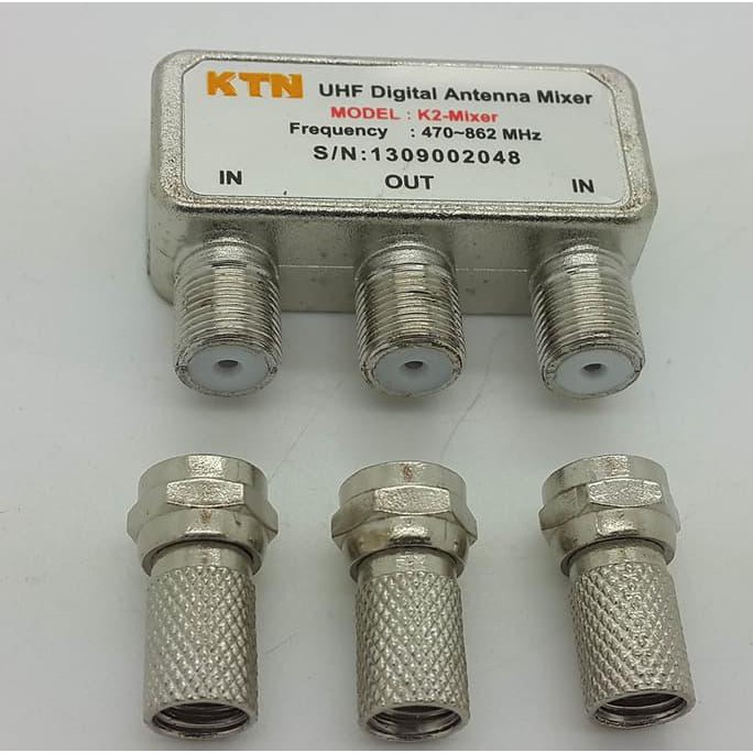 Terlaris Kitani 2 Antena Uhf Jadi 1 ( Uhf Digital Antenna Mixer )