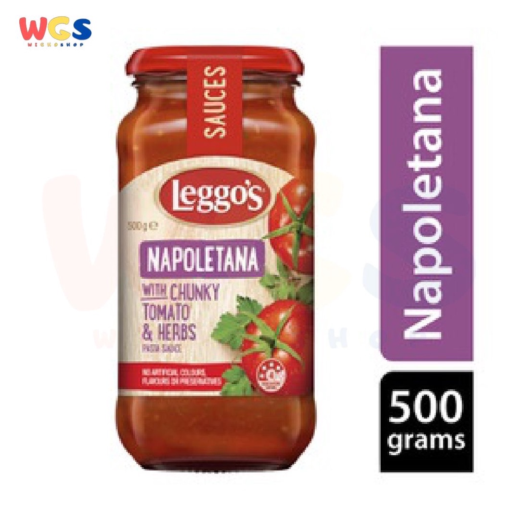 Leggo's Napoletana With Chunky Tomato &amp; Herbs Pasta Sauce 500g