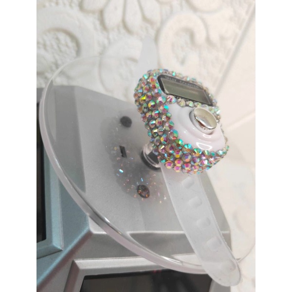tasbih digital blink bling SOUVENIR PERNIKAHAN DAN HAJI UMROH MEWAH TASBIH SWAROVSKY CANTIK