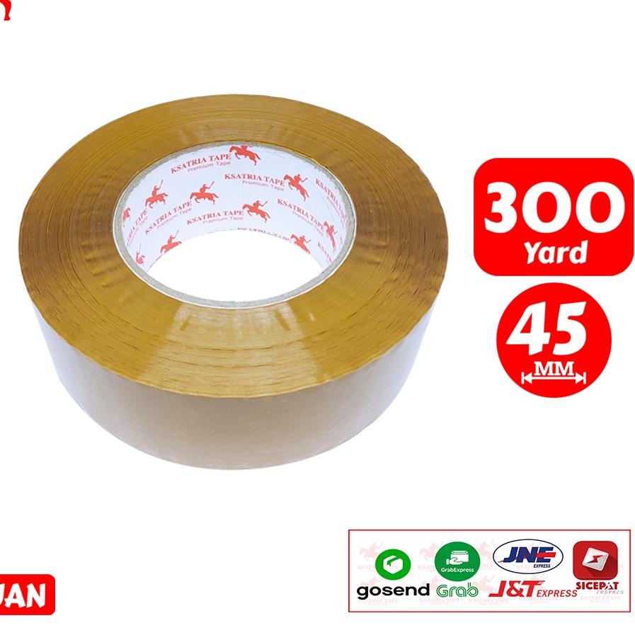 

Miliki - Lakban OPP Tape / Lakban Coklat KSATRIA Tape 300 Yard ..