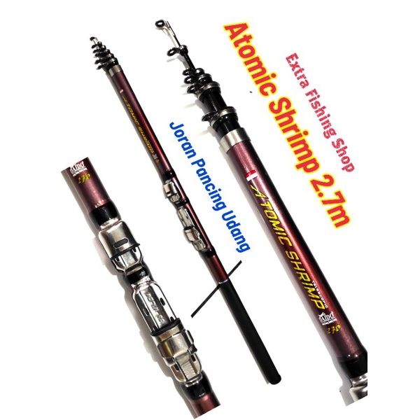 JORAN PANCING UDANG ATOMIC SHRIMP 2.7M TELESCOPIC ANTENA