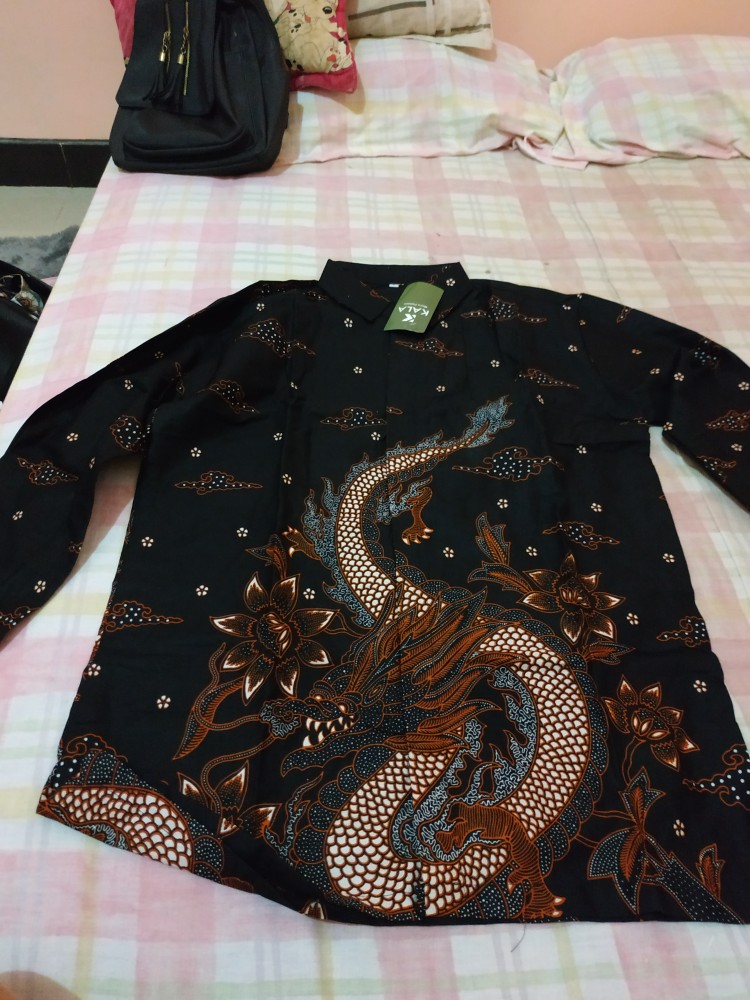 Kemeja Batik Pria Lengan Panjang Jumbo Premium  | Kala Mens Fashion