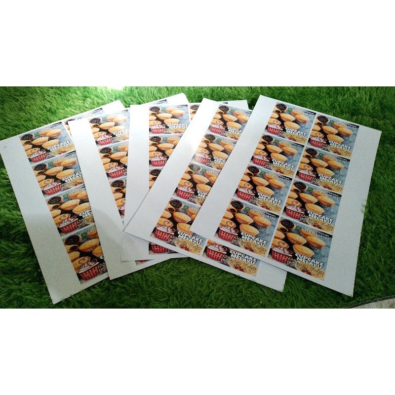 

STIKER LABEL KEMASAN GLOSSY MENGKILAP