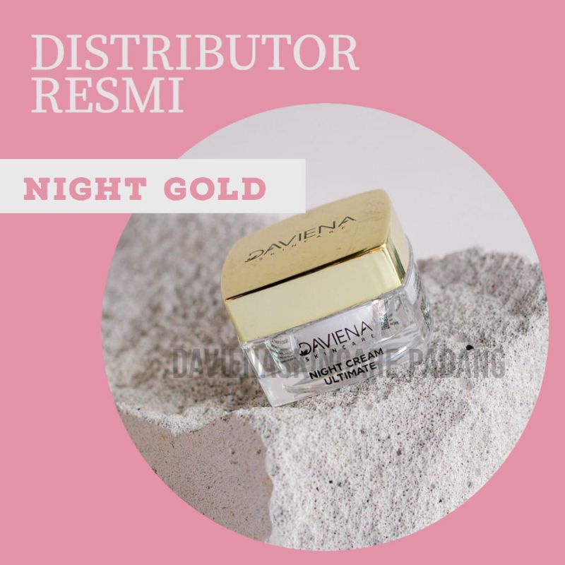 Night Cream Gold Daviena skincare | distributor daviena