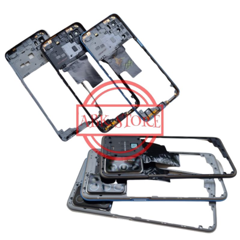 MIDDLE FRAME - TULANG TENGAH BAZEL BEZEL - TUTUP MESIN OPPO A16 CPH2269