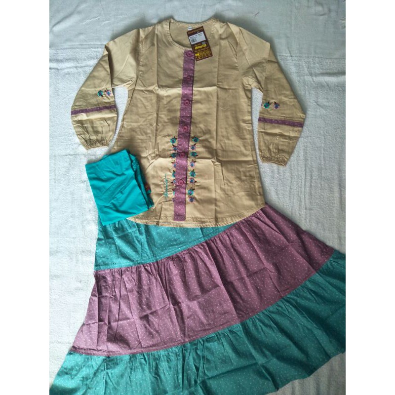 baju muslim anak perempuan dannis