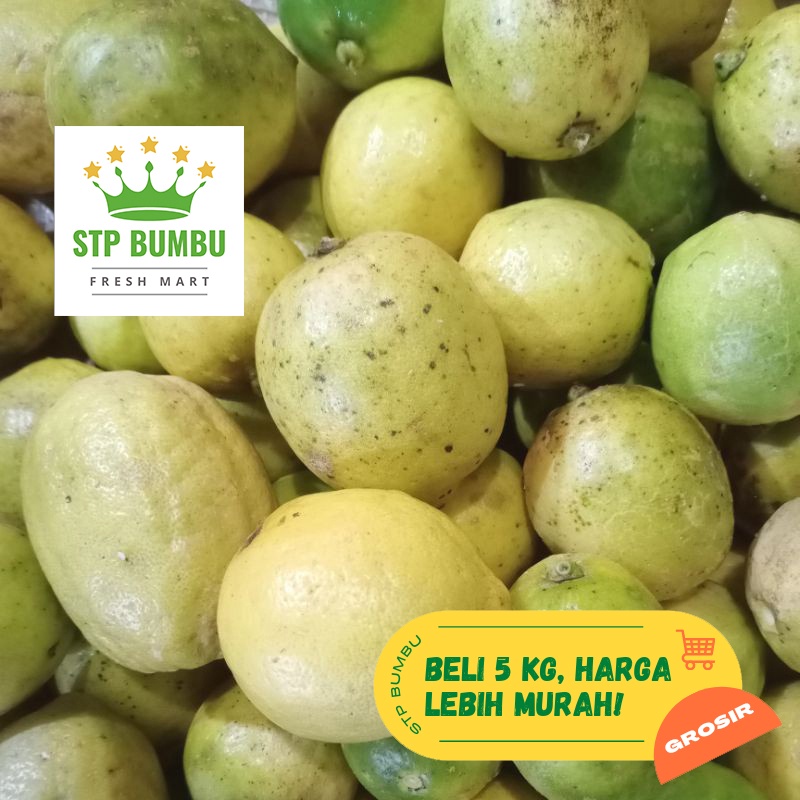 Jeruk Lemon Lokal Segar 1 kg / Buah Fresh