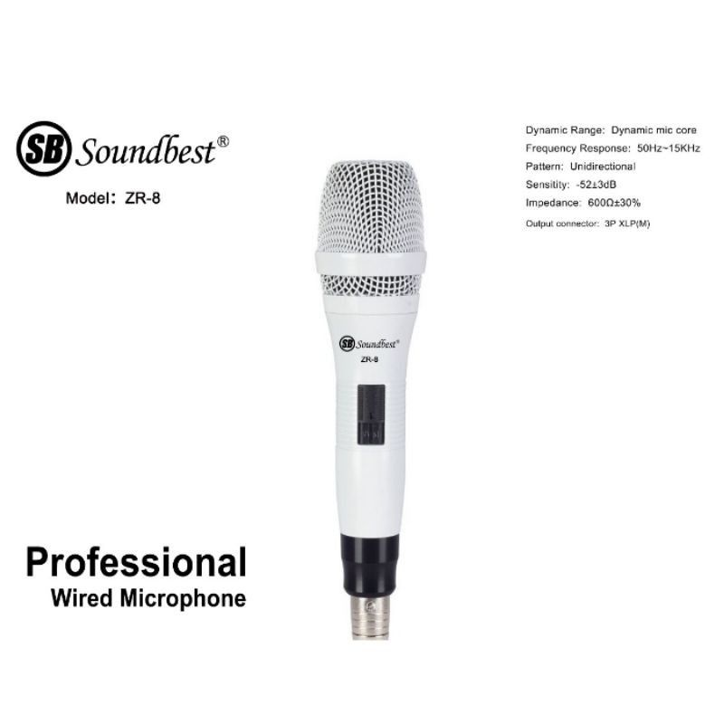 Mic kabel Hardwell PRO 9/ PRO 8 /ZR 8 microphone Original Asli