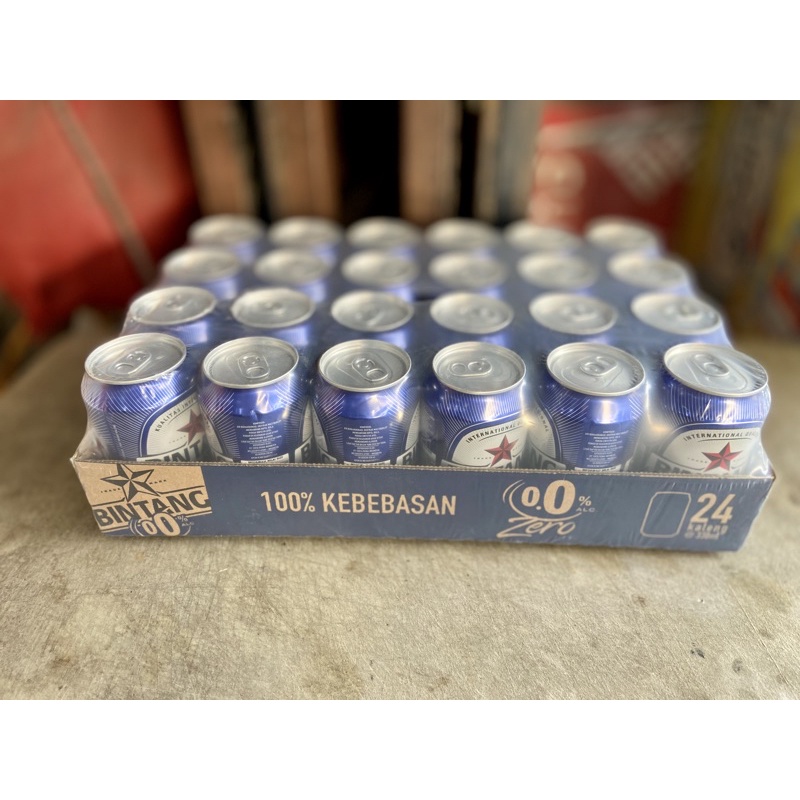 

BINTANG ZERO kaleng 330 ML / DUS / 24 kaleng