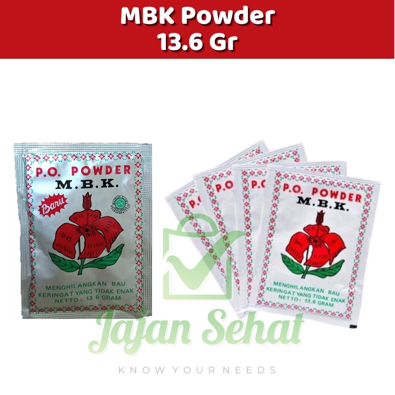 MBK Powder Bedak Penghilang Bau Badan Keringat 13.6 Gr