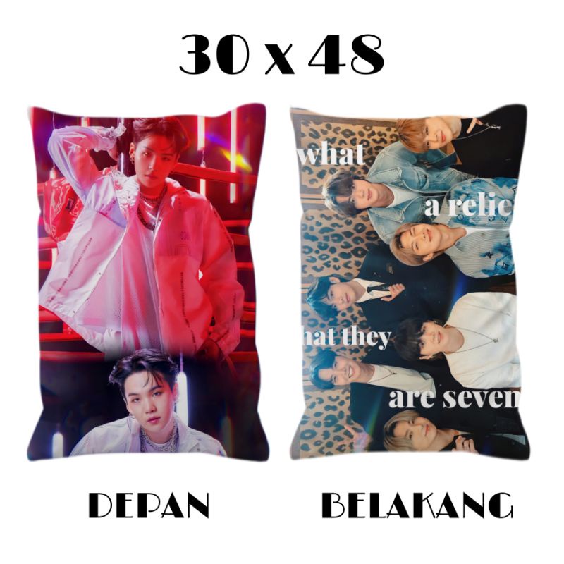 bantal foto BTS Bangtan army 2 sisi