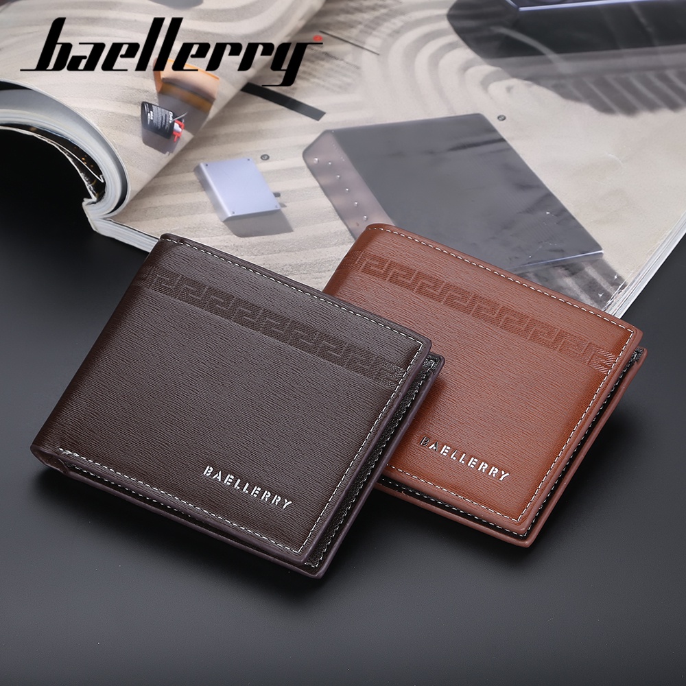 BAELLERRY DR089 Dompet Pria Bahan Kulit PU Leather Premium WATCHKITE WKOS