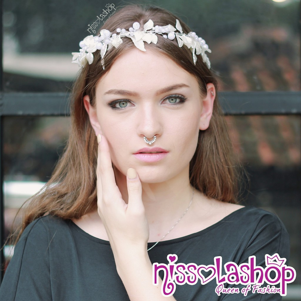 Lovina Kathlyn Headpiece - Aksesoris Kepala Mahkota Hijab Wanita